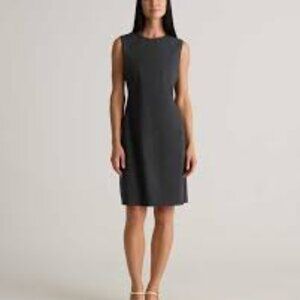 Quince Charcoal Midi Dress